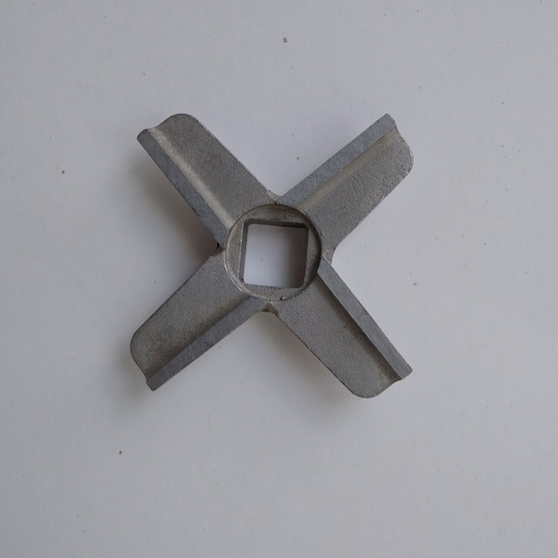 Нож для мясорубки Moulinex, Redmond, четырехгранник, отверстие 10,5 мм, посадка 9 мм															